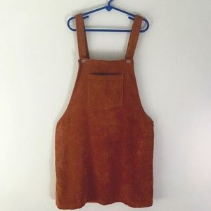 Corduroy Overall Dress